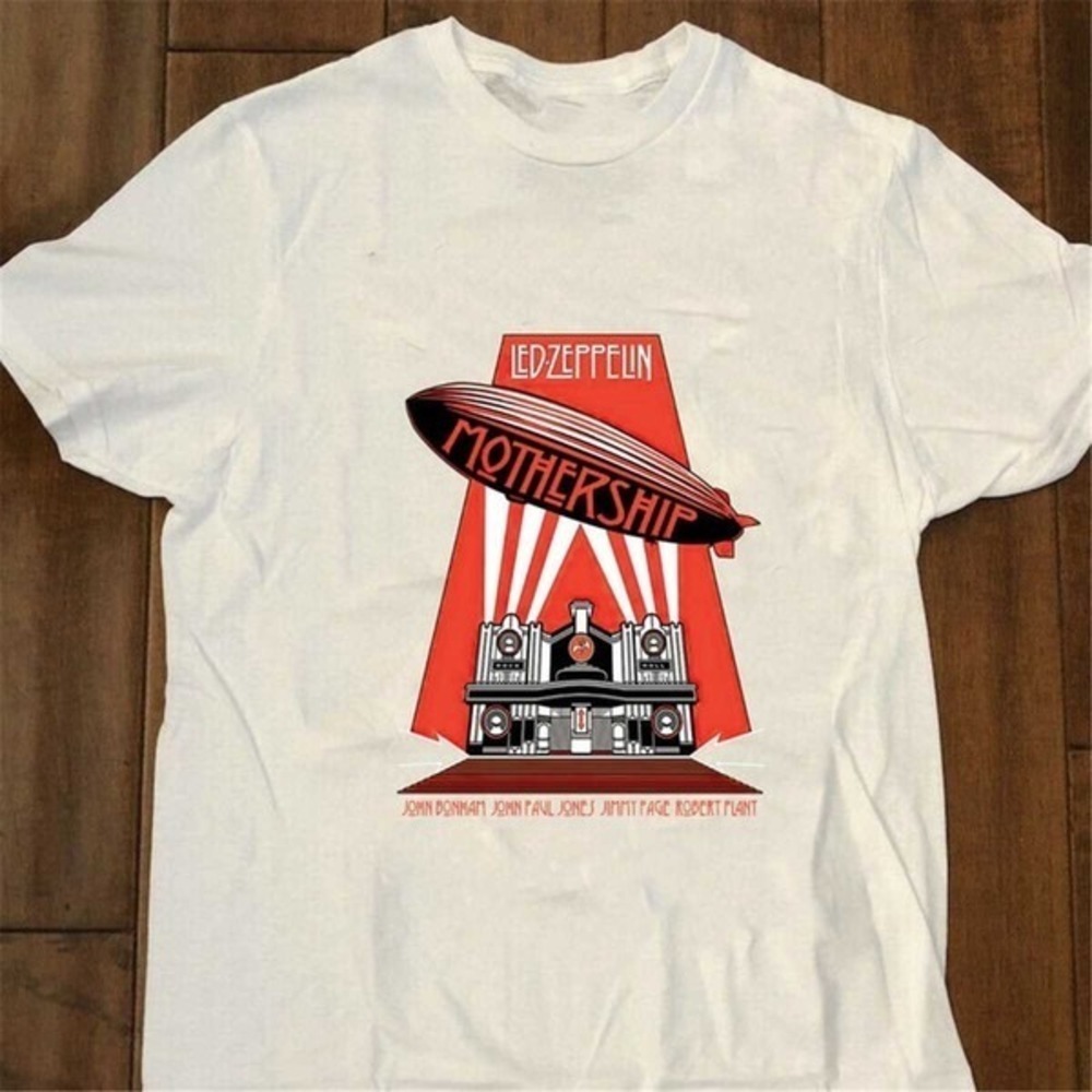 Led Zeppelin Mothership Soft Rock Band Shirt Led Zeppelin Unisex Shirt
